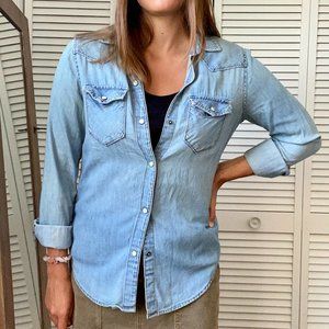 GAP Classic Denim Western Shirt S